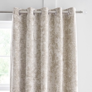 Catherine Lansfield Бежови пердета в комплект от 2 бр. 229x229 cm Crushed Velvet - Catherine Lansfield (DS/46254/W/E9090/NT)