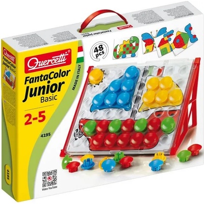 Quercetti Мозайка от 42 части Quercetti - Fantacolor Junior (4195)