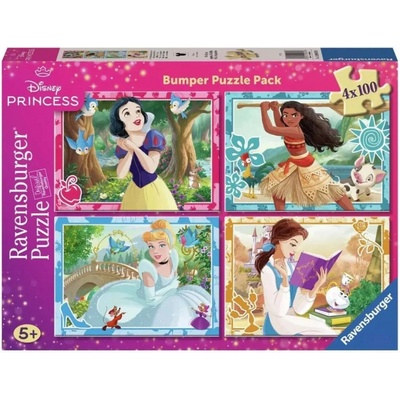 Ravensburger Disney Princezny 4 x 100 dílků
