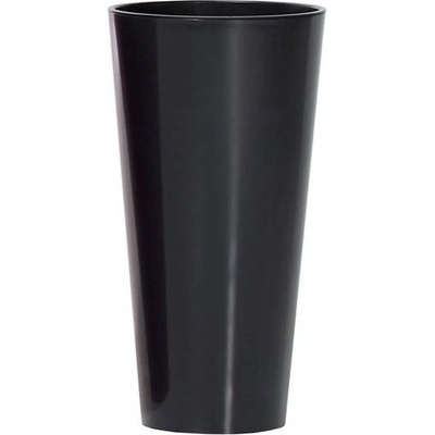 Prosperplast Květináč tubus slim shine 30 cm antracit lesk
