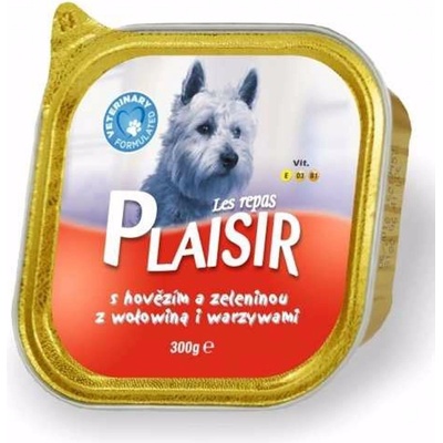 Plaisir dog Adult hovädzie a zelenina 300 g