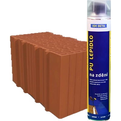 Cihla broušená Profiblok 240 Brus 372 × 240 × 249 mm KM BETA s pěnou 1 paleta 1 paleta
