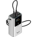 CUKTECH Външна батерия Power Bank PB1055 (CKPB1055GBTG) - с LED Дисплей, 2x USB-C, USB, 55W, 10000mAh, Двупосочно бързо зареждане - Cuktech - Сив