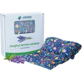 UNIZDRAV Hřejivý termo polštář Levandule Modrý