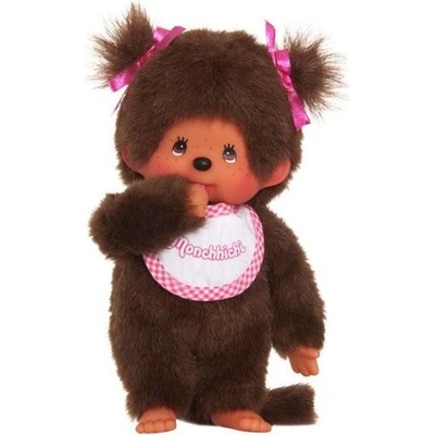 Monchhichi holka s culíky Mončiči 20 cm