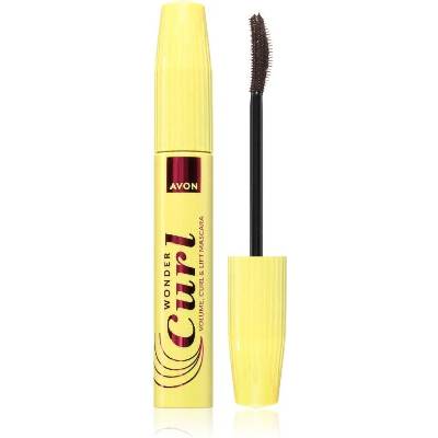 Avon Wonder Curl řasenka pro objem a natočení řas Brown Black 10 ml