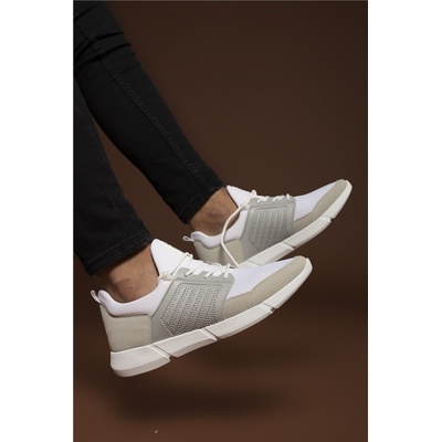 Riccon Мъжки спортни обувки - Бели със Сив #324972 (324972_Бяло)