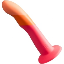 ROMP Dizi flexible silicone dildo pink-orange