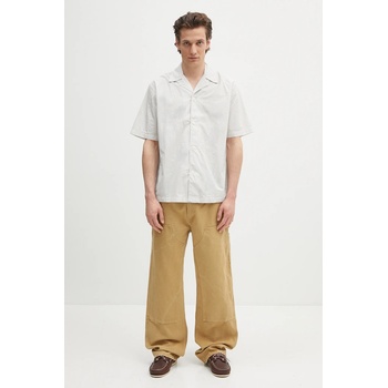 Norse Projects Памучна риза Norse Projects Mads Poplin Stripe SS (N40.0831.0957)