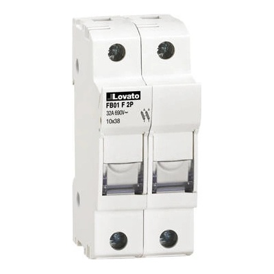 LOVATO Electric FB01F2P Poj. odpojovač, 32A, 10x38 gG/aM, 2P, cURus