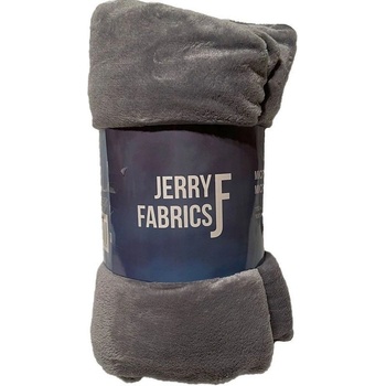 Jerry Fabrics deka microflanel super soft Tmavosivá 150x200