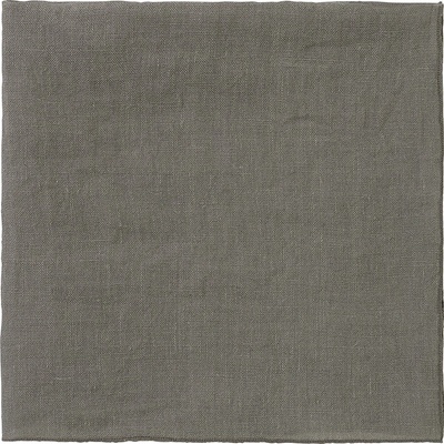 Blomus Textilný obrúsok Lineo hnedozelená ľan 42x42cm