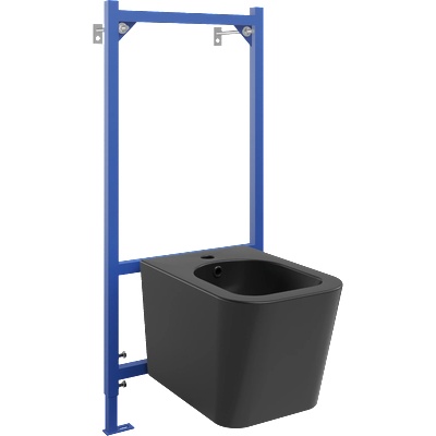 Mexen вграден комплект за биде с рамка Fenix B и биде Teo, черен мат - 69935855185 (69935855185)