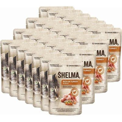 Shelma Cat morka rakytník v omáčke 28 x 85 g