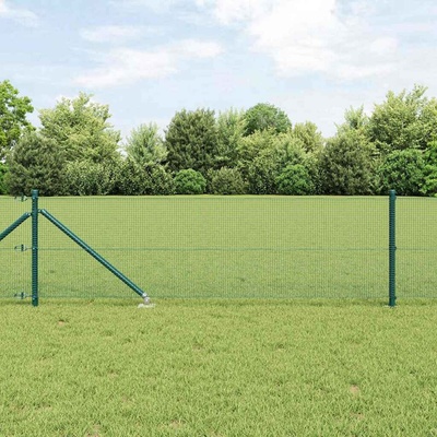 OMAXI Svařované drátěné ploty s hroty 10 x 0,8 m Ocel potažená PVC 272041