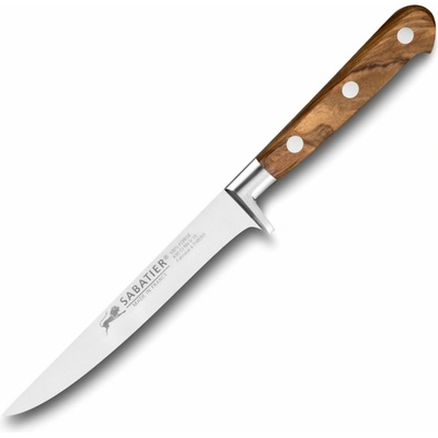 Nôž na vykosťovanie IDEAL PROVENCAO 13 cm, nerezové nity, hnedá, Lion Sabatier