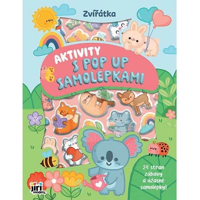 Jiri Models aktivity s pop-up samolepkami roztomilé zvieratká