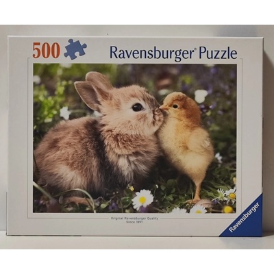 RAVENSBURGER Králíček a kuřátko 500 dílků