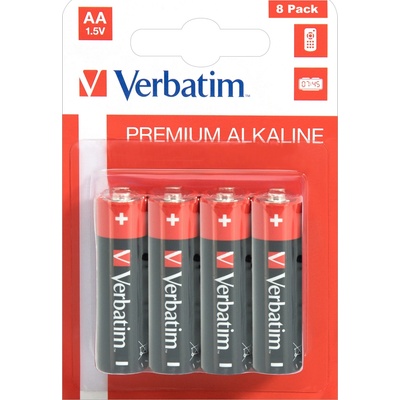 Verbatim Alkaline AA 8ks 49503