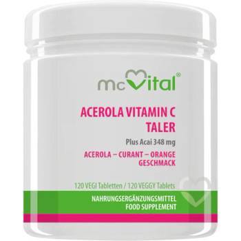 Vitabay McVital ® Витамин С + Aцерола и Aкай 120 таблетки | Vitabay (MV1027)