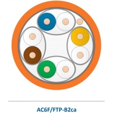 Leviton AC6F/FTP-B2ca-500OR F/FTP, AWG23, kat. 6A LSZH, B2ca s1a d1 a1, 500m, oranžový