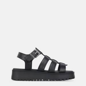 Jack Wills Дамски сандали Jack Wills Gladiator Sandals Womens - Black - sportihobi - 97,77 лв