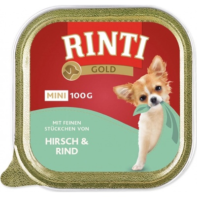 Rinti Gold Mini Adult Dog jeleň a hovädzie 100 g
