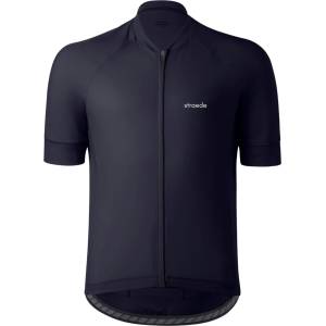 straede Мъжка фланелка с къс ръкав за колоездене straede Kaern Jersey Cycling jersey - Black (056-3736-0112)