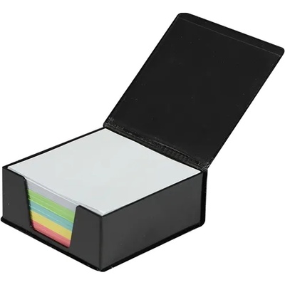 Kejea Хартиено кубче, 75 x 75 mm, цветно, 300 листа, с кожена поставка и капак (O1040180013)