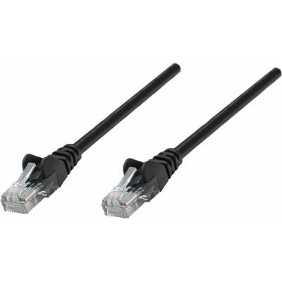 Manhattan Пач кабел Intellinet 739917, UTP, CAT 6, 0.25m, черен (739917)