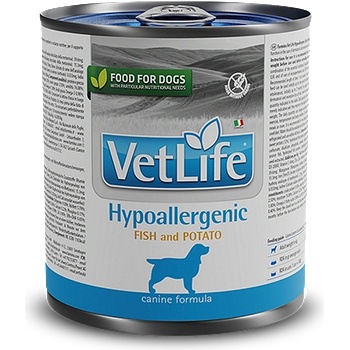 Farmina Vet Life Hypoallergenic Fish & Potato - диетична, хипоалергенна консерва за куче 300гр