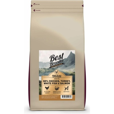 Best Breeder Wild 80 Chicken & Turkey & White Fish & Salmon 2 kg