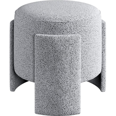 Asir Табуретка rocket Ø 39 см, сива (as3087)