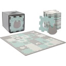 Kinderkraft Select Podložka penová puzzle Luno Shapes 185 x 165 cm Mint 30ks