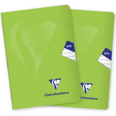 CLAIREFONTAINE Mimesys PP A5 544 linajkový zelený súprava 2 ks