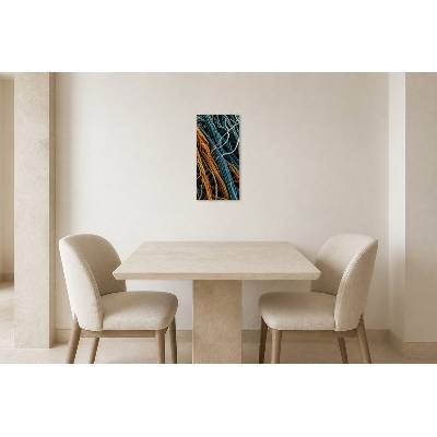 Obraz na plátně – Propletená mikroskopická vlákna 20 × 40 cm – Hledejceny.cz