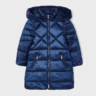 MAYORAL Дълго зимно яке в мастилено синьо за момиче Майорал