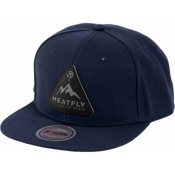 Meatfly шапка с козирка Hornet Snapback Navy Blue Peak | Синя | Meatfly | Sin | МЪЖЕ | ONE SIZE