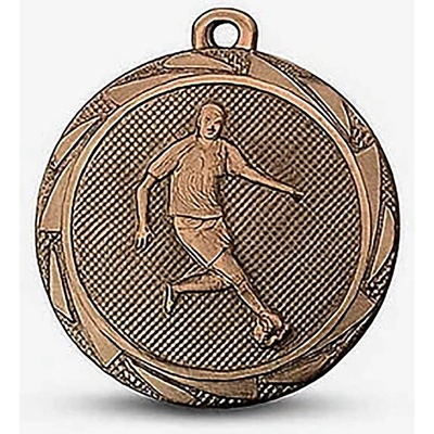 ME104 Medaila kovová bronzová ø 45mm: Futbal
