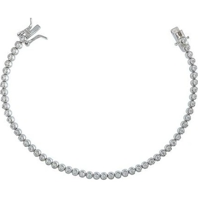 INFINITYSILVER Strieborný zirkónový náramok Tennis 3mm SB14034818