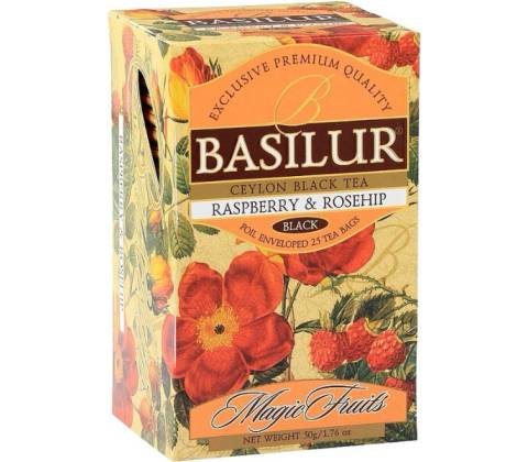 BASILUR Magic Raspberry & Rosehip 25 x 2 g