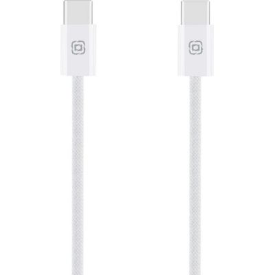 OBALME Кабел OBAL-ME Super Fast USB-C към USB-C, Braided Cable, 60W, 1m, бял (CC60BWH)