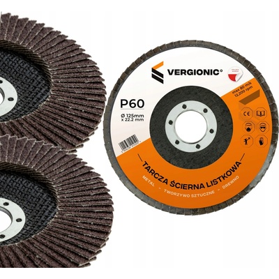 Vergionic Lamelový brúsny kotúč 125 mm 0207