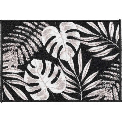 douceur d'intérieur Черен килим подходящ за пране 40x60 cm Amber - douceur d'intérieur (1741479)