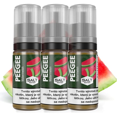 PEEGEE Salt Vodní meloun 3 x 10 ml 20 mg