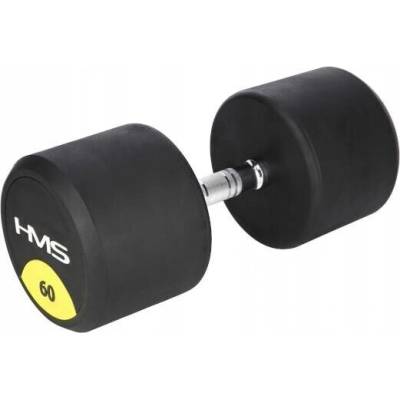 HMS Potažené/pogumované činky s pevnou hmotností 1 x 60 kg