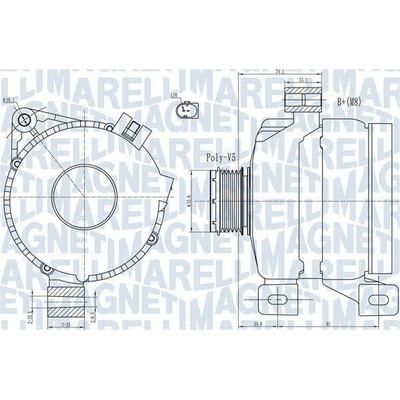 Generátor MAGNETI MARELLI 063731967010