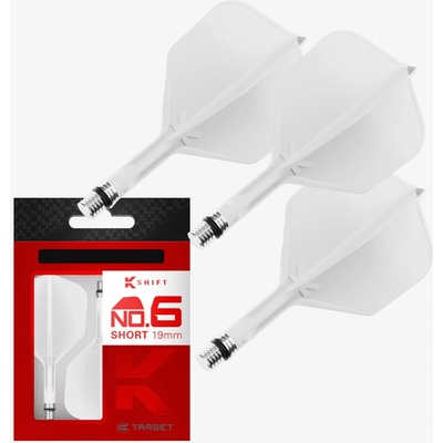 Target K-Shift integrované No6 otočné letky a střední násadky bílé – Zboží Dáma