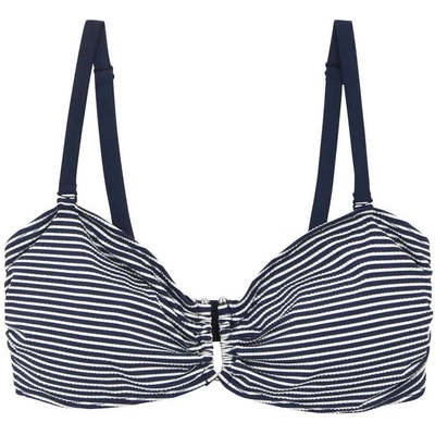 Regatta Aceana III bikini top - Blue (Navy / White Soccer Stripe)