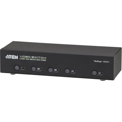 ATEN VanCryst Switch VGA, 4 порта - VS0401 VS0401-AT-G (VS0401-AT-G)